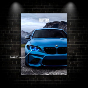 BMW - M2 Dark Blue F87 Gen - Glow Plates